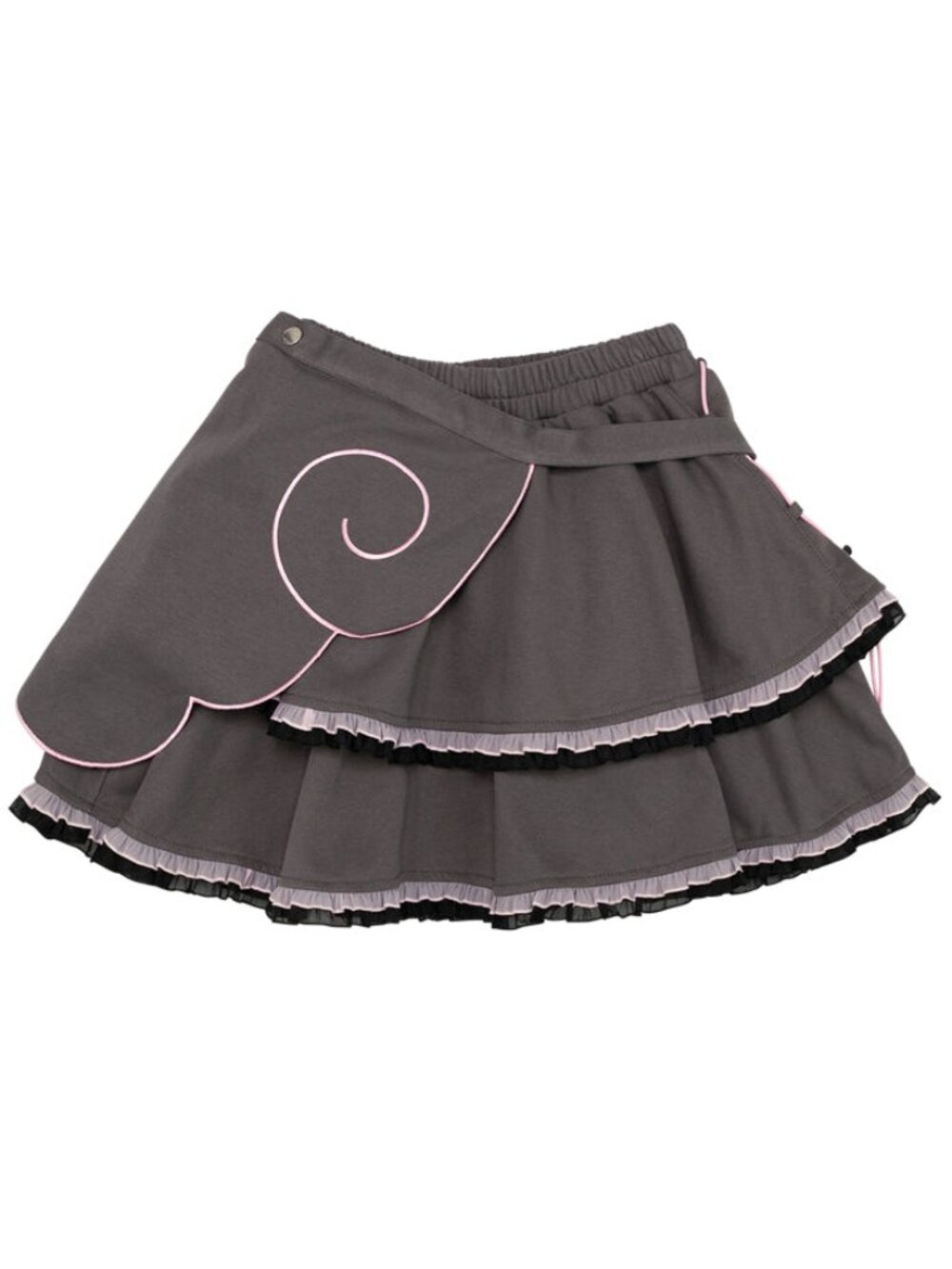 NEW ACDC RAG Capsule Bunny Heart Hack Grey/Pink Skirt